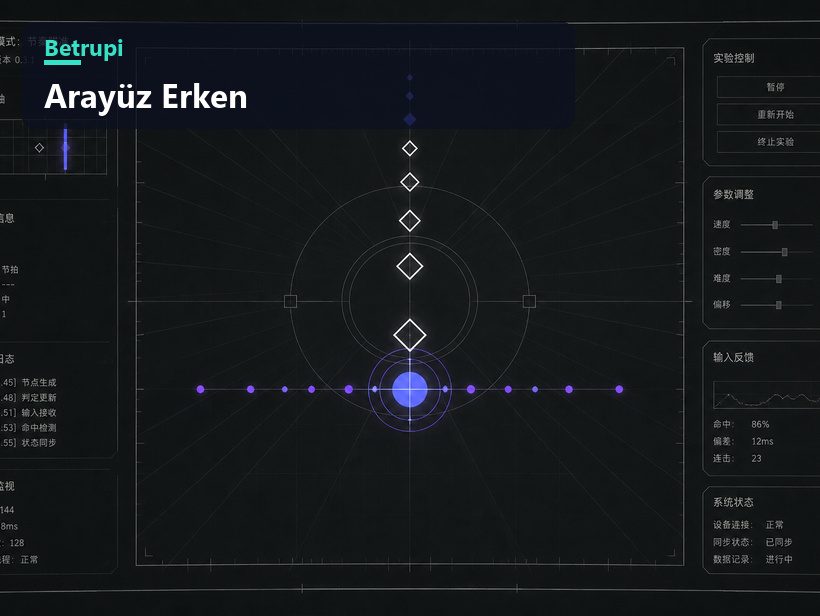 Boşluk Dansı arayüzünün erken dönem ekran görüntüsü